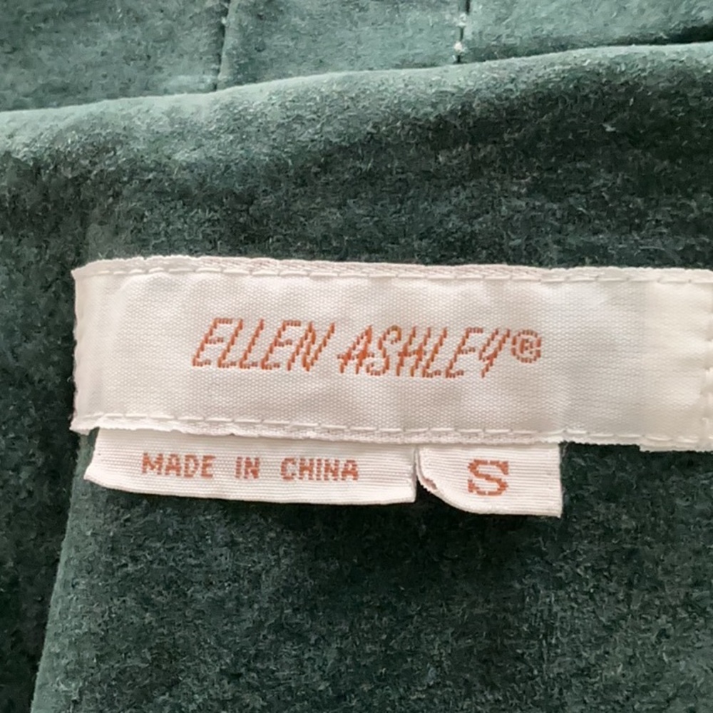 Vintage Ellen Ashley 100% Suede Swing Coat - Picture 8 of 9